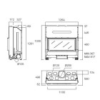Recuperador de Calor a Lenha G 500 (Porta Guilhotina) - Rocal